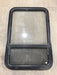 Used Black Radius Opening Window : 34 3/4" W x 23 1/4" H x 2" D - Young Farts RV Parts