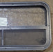 Used Black Radius Opening Window : 35 1/2" W x 17 1/4" H x 1 7/8" D - Young Farts RV Parts
