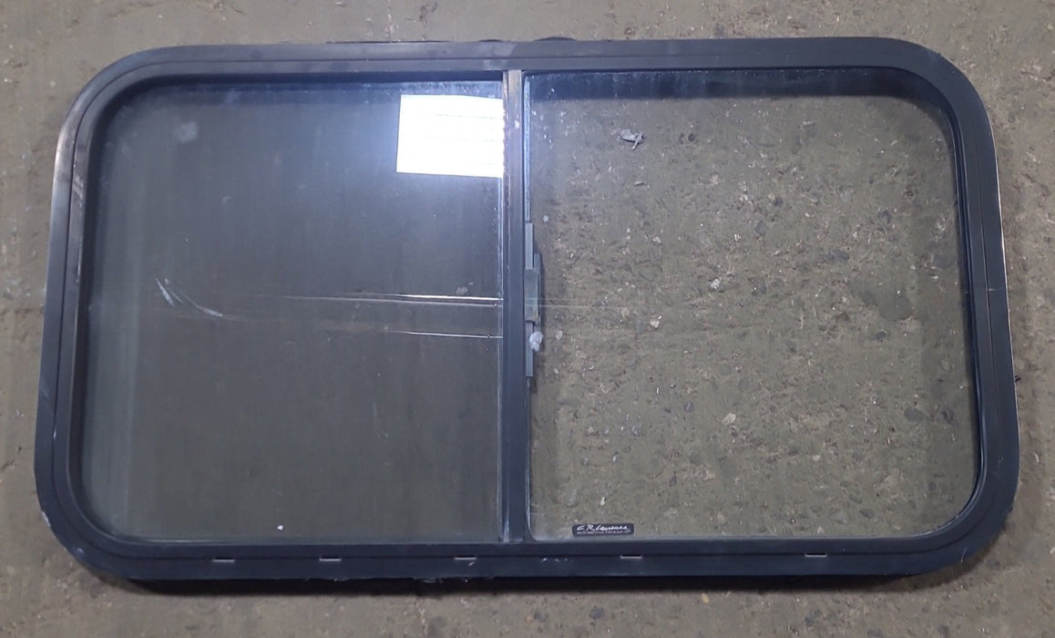 Used Black Radius Opening Window : 35 1/2" W x 19 3/4" H x 1 1/2" D