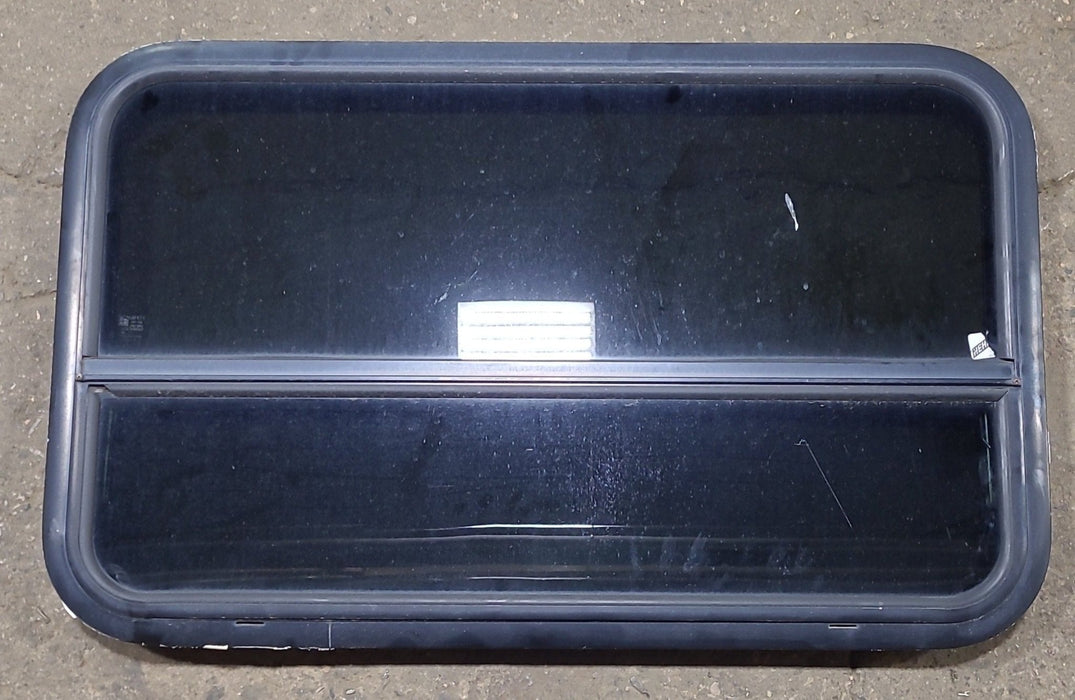Used Black Radius Opening Window : 35 1/2" W x 21 1/2" H x 1 1/8" D