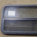 Used Black Radius Opening Window : 35 1/2" W x 21 1/2" H x 1 3/4" D - Young Farts RV Parts