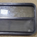 Used Black Radius Opening Window : 35 1/2" W x 21 1/2" H x 1 3/4" D - Young Farts RV Parts