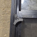 Used Black Radius Opening Window : 35 1/2" W x 21 1/2" H x 1 3/4" D - Young Farts RV Parts