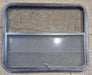 Used Black Radius Opening Window : 35 1/2" W x 28 3/4" H x 1 3/4" - Young Farts RV Parts