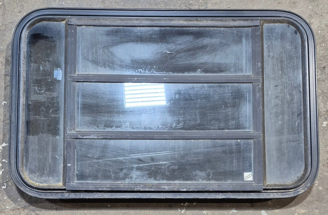 Used Black Radius Opening Window : 35 1/4" W x 21 1/2" H x 1 7/8"