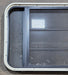 Used Black Radius Opening Window : 35 1/4" W x 21 1/2" H x 1 7/8" - Young Farts RV Parts