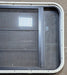 Used Black Radius Opening Window : 35 1/4" W x 21 1/2" H x 1 7/8" - Young Farts RV Parts