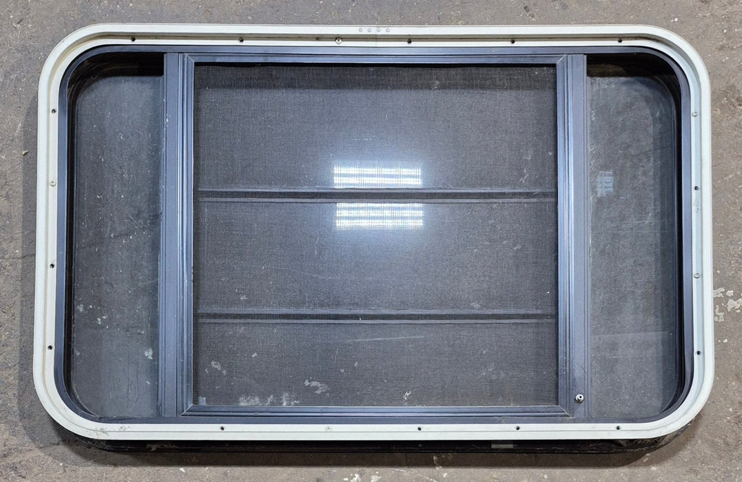 Used Black Radius Opening Window : 35 1/4" W x 21 1/2" H x 1 7/8"