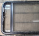 Used Black Radius Opening Window : 35 3/4" W x 22 5/8" H x 1 1/4" D - Young Farts RV Parts