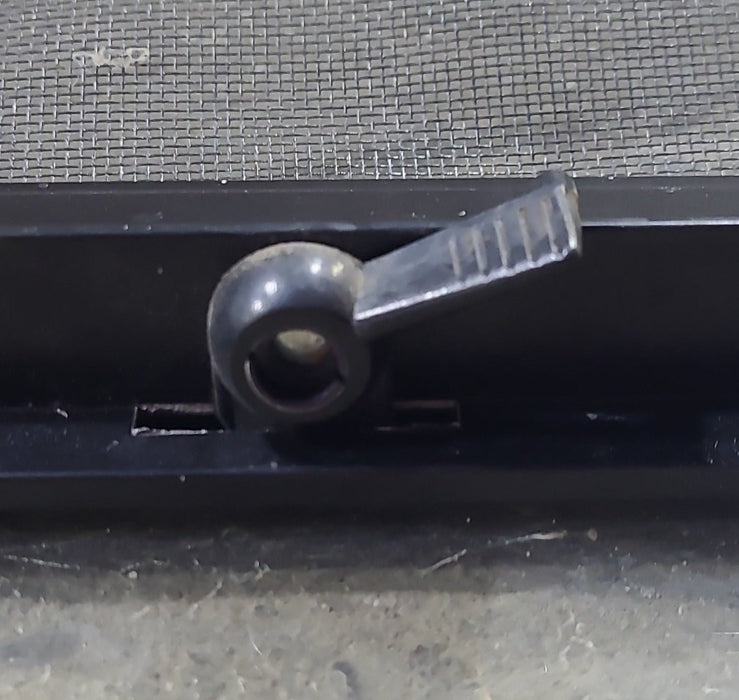 Used Black Radius Opening Window : 30 1/4" W x 35 3/4" H x 1 3/4" D