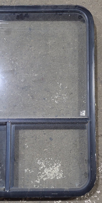 Used Black Radius Opening Window : 30 1/4" W x 35 3/4" H x 1 3/4" D