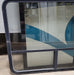 Used Black Radius Opening Window : 35 3/4" X 48 1/4" X 2" D - Young Farts RV Parts