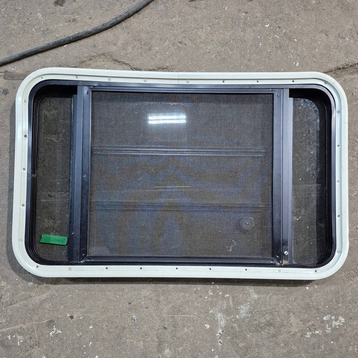 Used Black Radius Opening Window : 35" X 21.25" X 1.875"