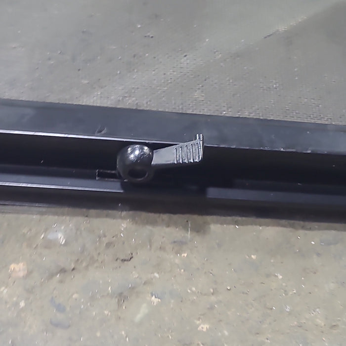 Used Black Radius Opening Window : 36 1/2" W x 14 3/4" H x 1 3/4" D