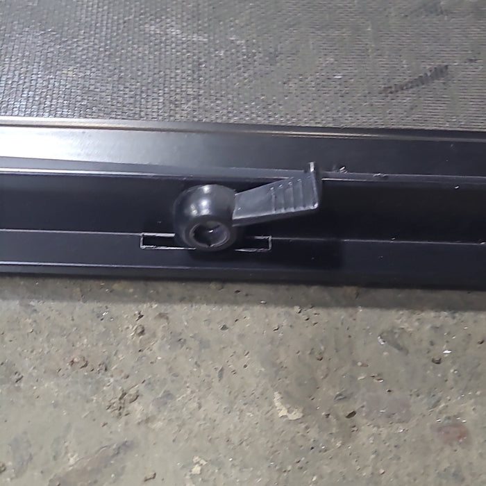 Used Black Radius Opening Window : 36 1/2" W x 14 3/4" H x 1 3/4" D