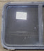 Used Black Radius Opening Window : 36 1/2" W x 21 3/4" H x 1 3/4" D - Young Farts RV Parts