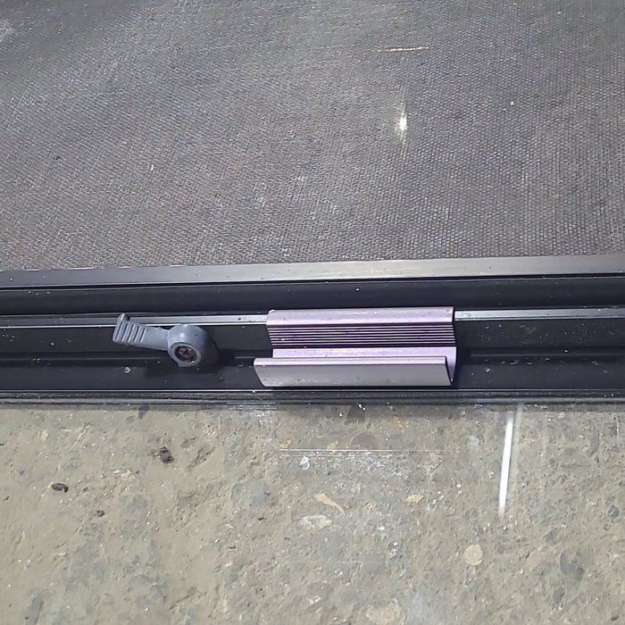 Used Black Radius Opening Window : 36 1/2" W x 22" H x 1 3/4" D