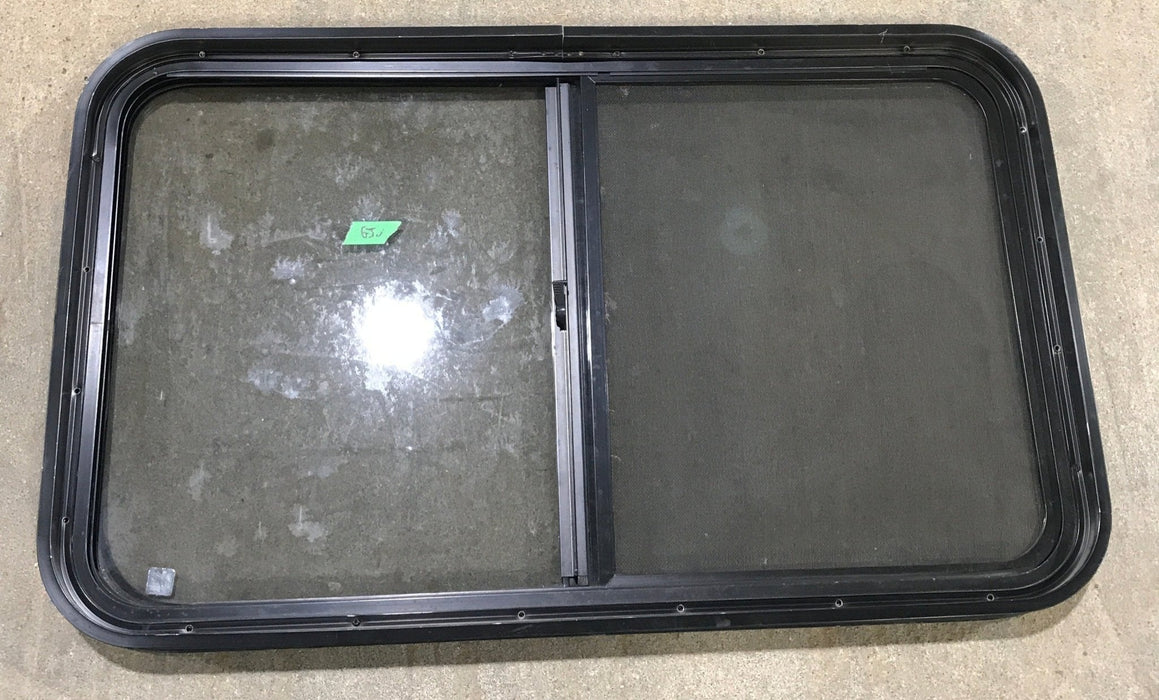 Used Black Radius Opening Window : 36 1/2" W x 22" H x 1 7/8"