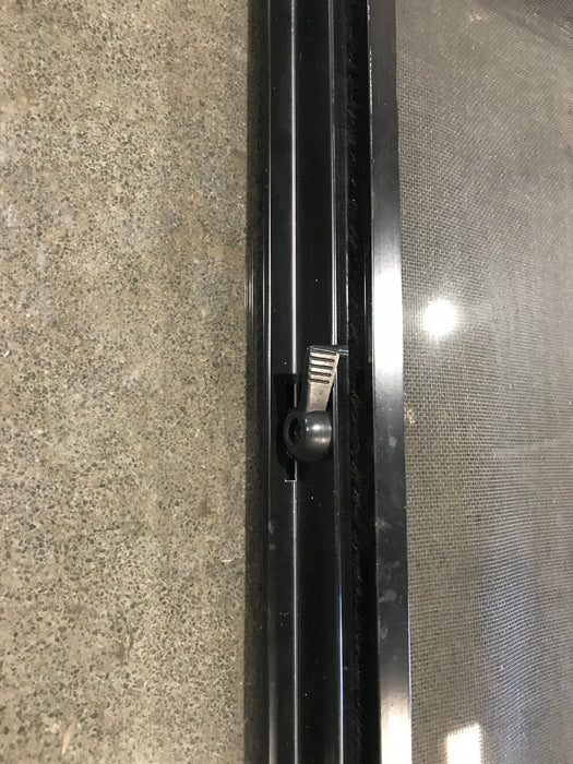 Used Black Radius Opening Window : 36 1/2" W x 22" H x 1 7/8"
