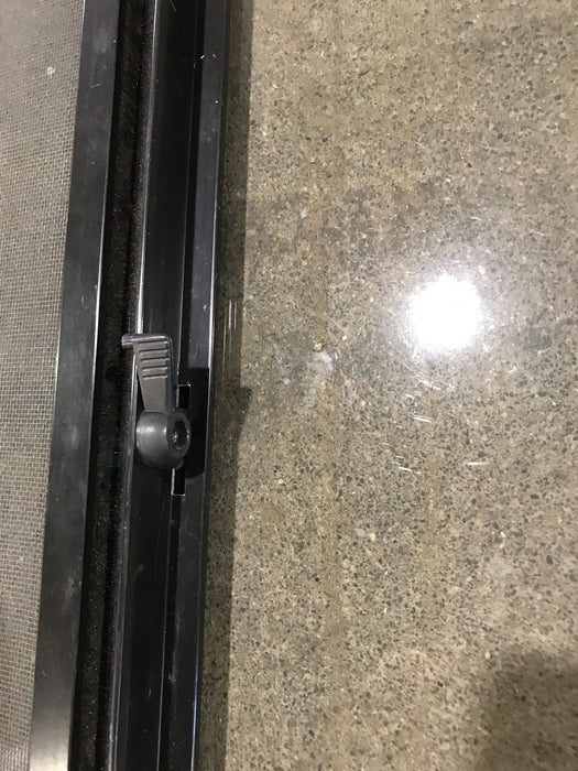 Used Black Radius Opening Window : 36 1/2" W x 22" H x 1 7/8"