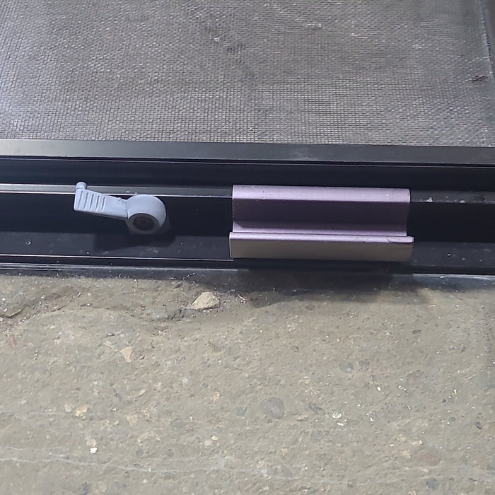 Used Black Radius Opening Window : 36 1/4" W x 14 3/4" H x 1 3/4" D