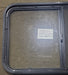 Used Black Radius Opening Window : 36 1/4" W x 21 3/4" H x 1 7/8" D - Young Farts RV Parts