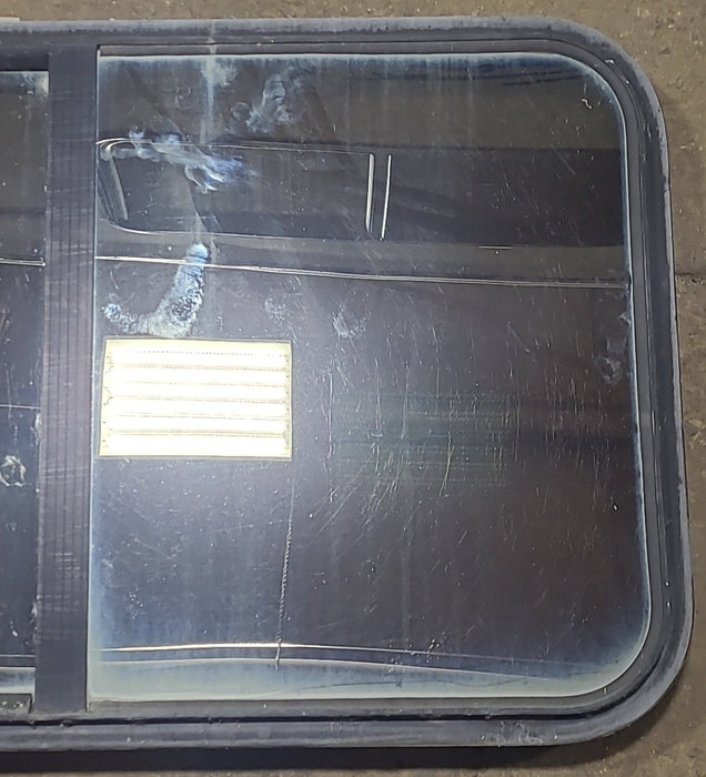 Used Black Radius Opening Window : 36 1/4" W x 21 3/4" H x 2" D