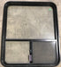 Used Black Radius Opening Window : 36 1/4" W x 30 1/4" H x 1 7/8" D - Young Farts RV Parts