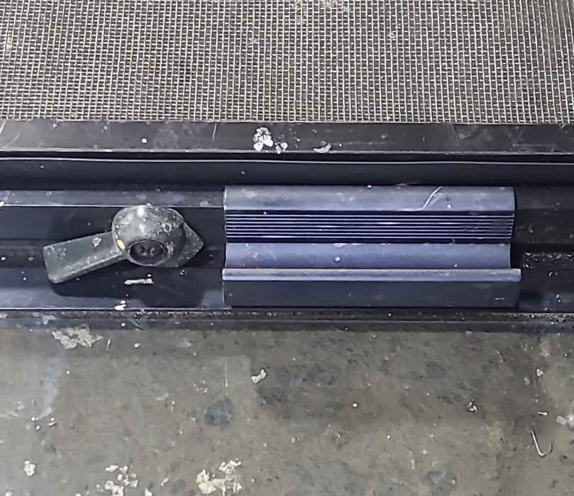 Used Black Radius Opening Window : 36 1/4" W x 48" H x 1 7/8" D