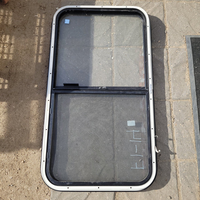 Used Black Radius Opening Window : 36 1/4 X 19 3/4 X 2" D