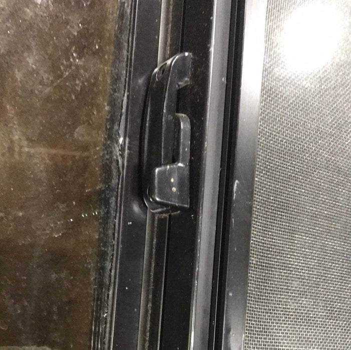 Used Black Radius Opening Window : 36 1/8" X 14 1/2" X 2" D