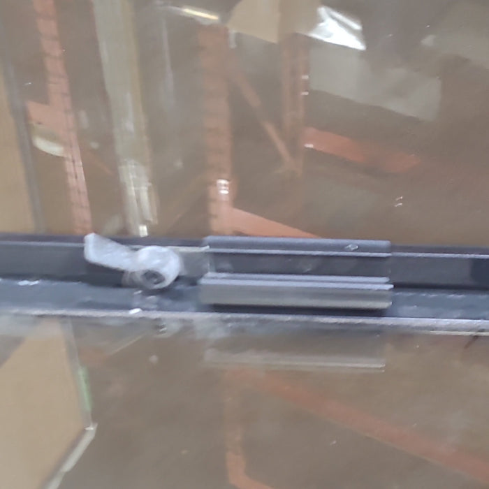 Used Black Radius Opening Window : 36 3/4" W x 21 3/4" H x 1 7/8" D