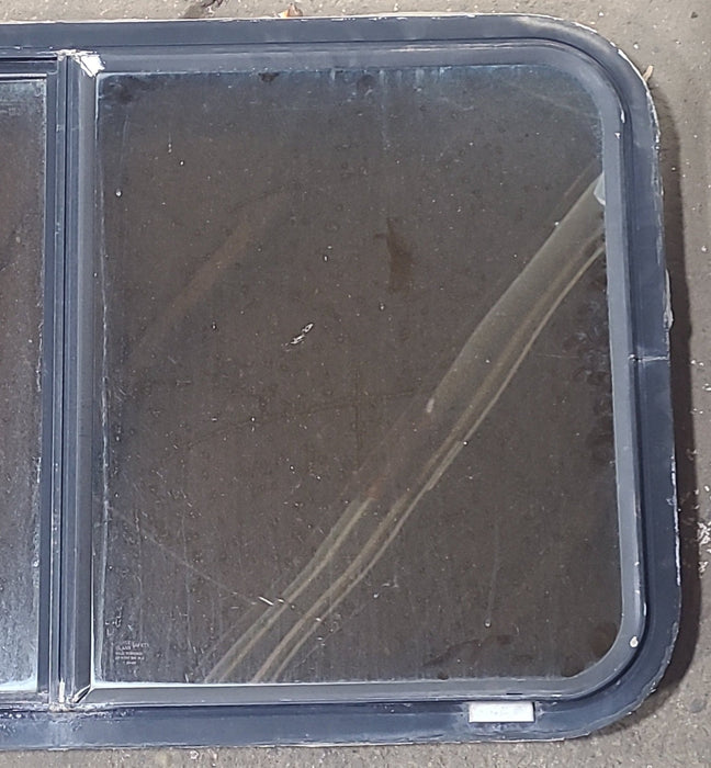 Used Black Radius Opening Window : 36 3/4" W x 21 3/4" H x 1 7/8" D