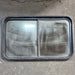 Used Black Radius Opening Window - 36.25 X 21.75 X 2 - Young Farts RV Parts