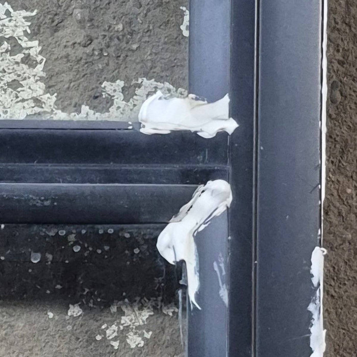 Used Black Radius Opening Window - 36.25 X 37.75 X 1.75