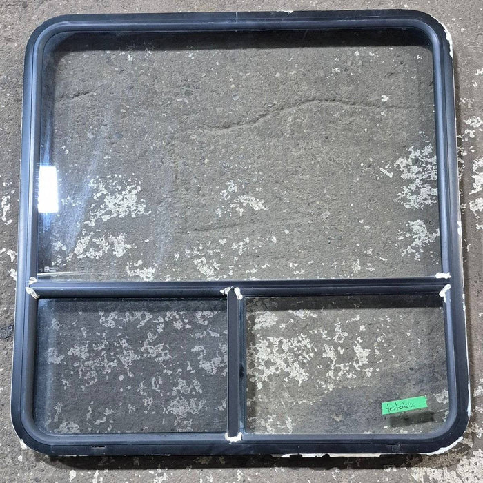 Used Black Radius Opening Window - 36.25 X 37.75 X 1.75