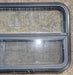 Used Black Radius Opening Window : 41 1/2" W x 21 1/2" H x 1 1/2" - Young Farts RV Parts