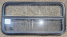 Used Black Radius Opening Window : 41 1/2" W x 21 1/2" H x 1 1/2" - Young Farts RV Parts