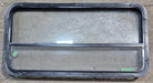 Used Black Radius Opening Window : 41 1/4" W x 21 1/2" H x 1 7/8" D - Young Farts RV Parts