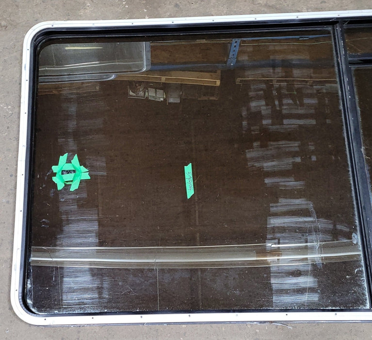 Used Black Radius Opening Window : 41 1/4" W X 59 1/2" H X 1 7/8" D