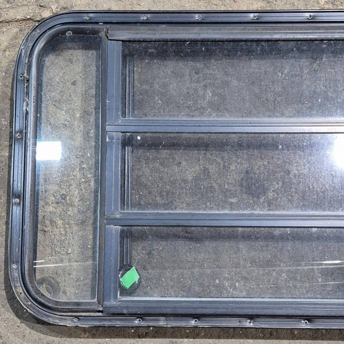 Used Black Radius Opening Window - 41.625 X 21.875 X 1.625
