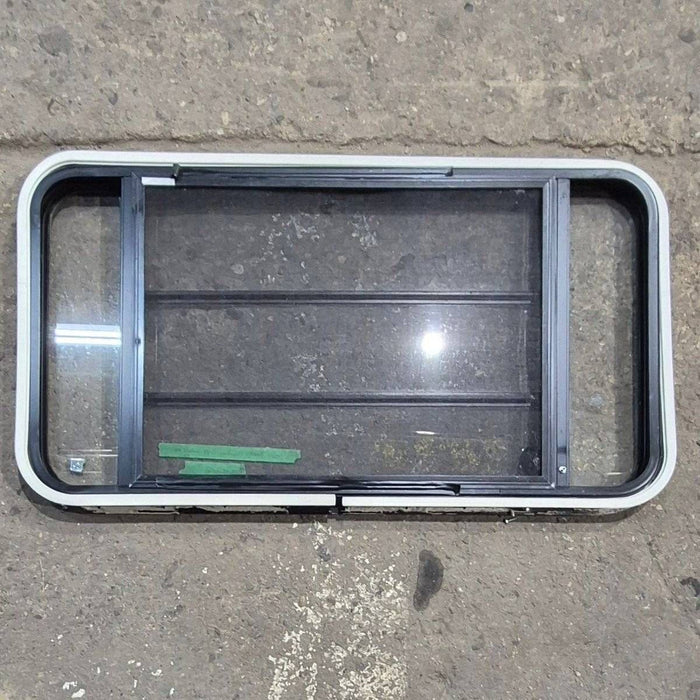 Used Black Radius Opening Window - 41.625 X 21.875 X 1.625