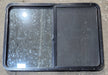 Used Black Radius Opening Window : 42 1/2" W x 34" H x 1 3/4" D - Young Farts RV Parts