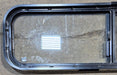 Used Black Radius Opening Window : 42 1/4" W x 11 3/4" H x 1 7/8" - Young Farts RV Parts
