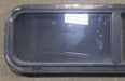 Used Black Radius Opening Window : 42 1/4" W x 11 3/4" H x 1 7/8" D - Young Farts RV Parts