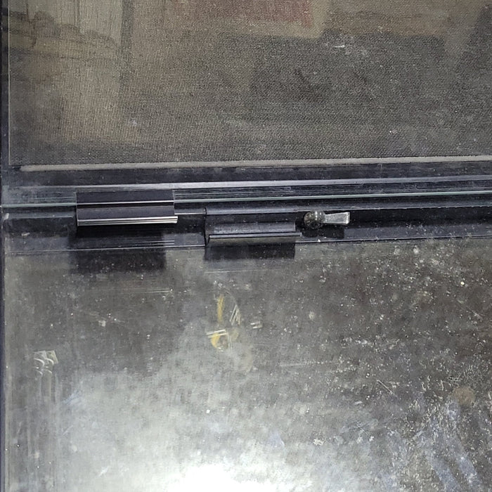 Used Black Radius Opening Window : 42 1/4" W X 22" H X 2" D