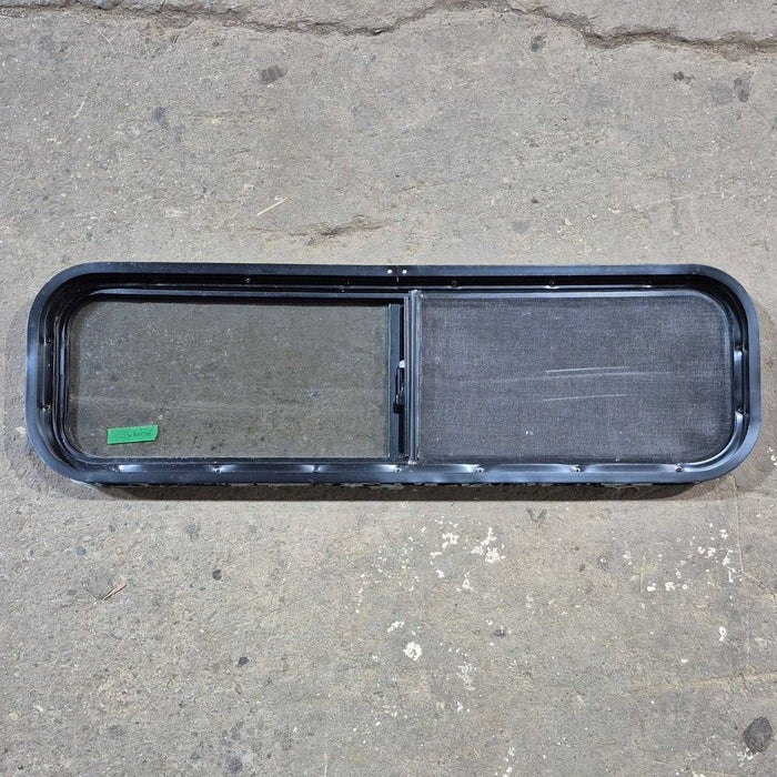 Used Black Radius Opening Window - 42 X 11 3/4 X 2