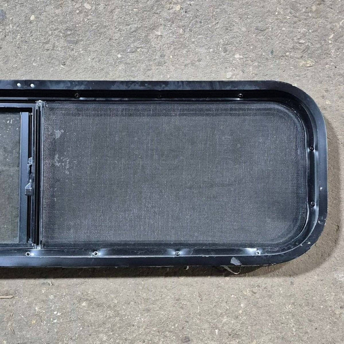 Used Black Radius Opening Window - 42 X 11 3/4 X 2