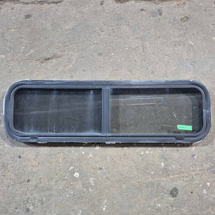 Used Black Radius Opening Window - 42 X 11 3/4 X 2