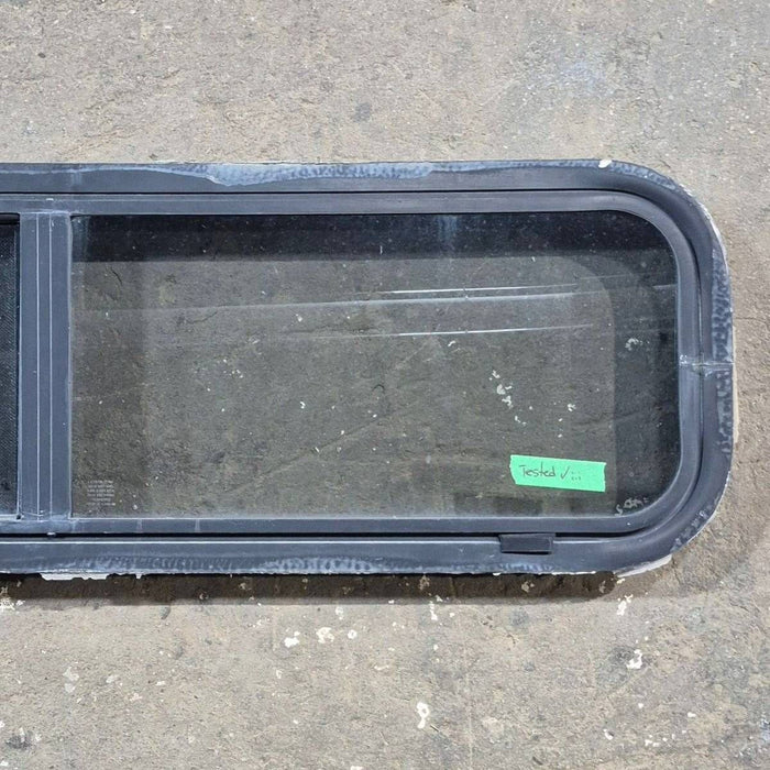 Used Black Radius Opening Window - 42 X 11 3/4 X 2